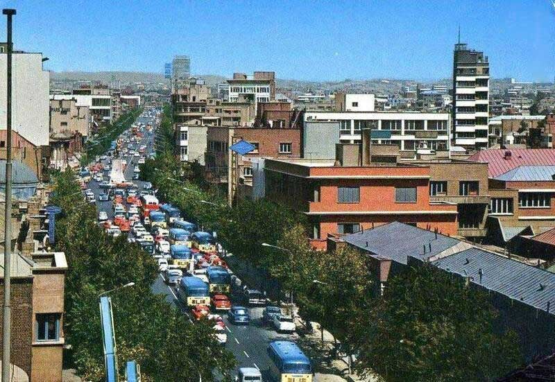ترافیک سنگین تهران در دهه40/عکس