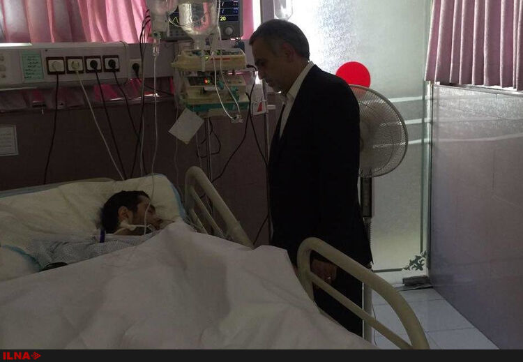 عیادت حسین‌فریدون ازفرزند شهیددادمان
