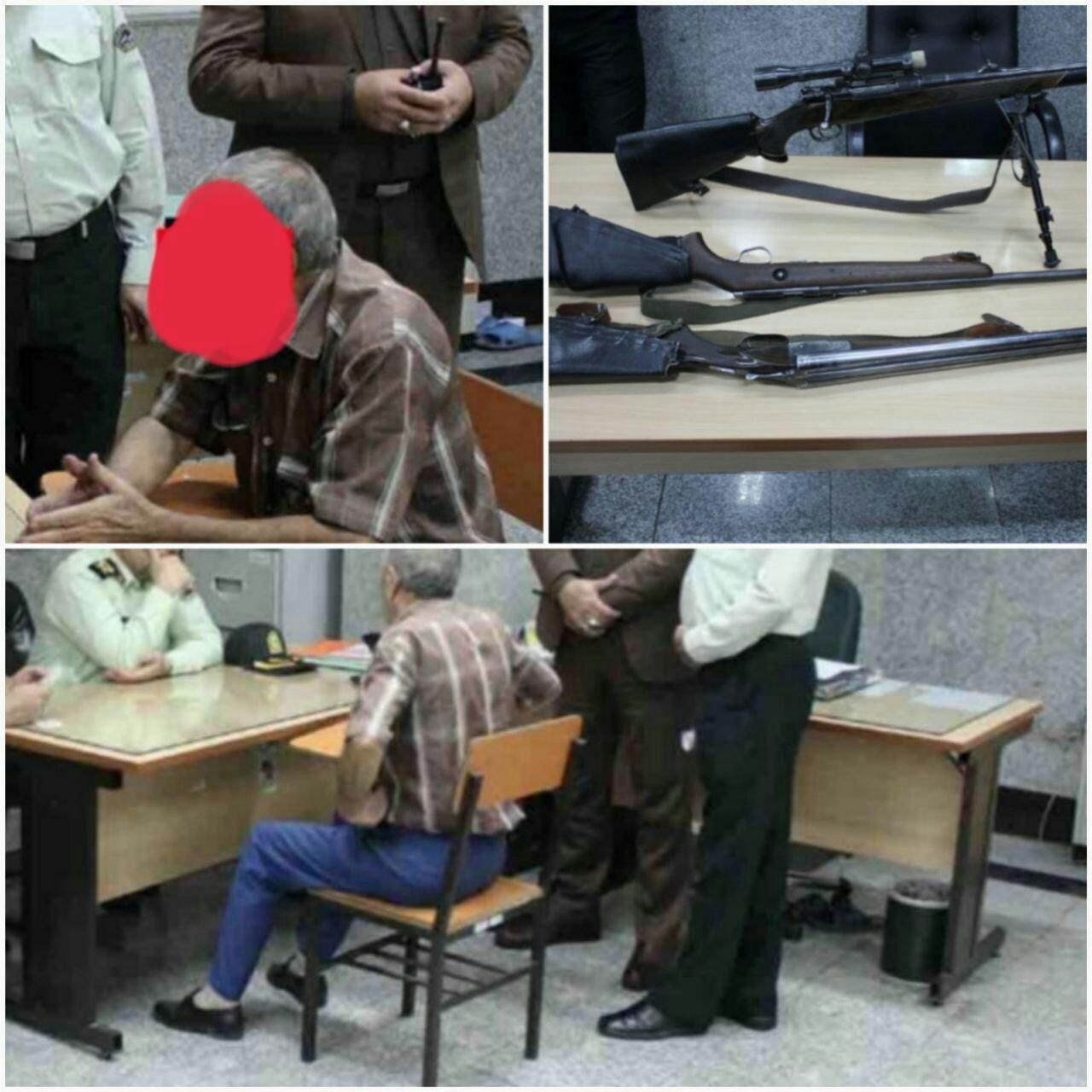 پیرمردی که پسر وعروسش را کشت!/عکس