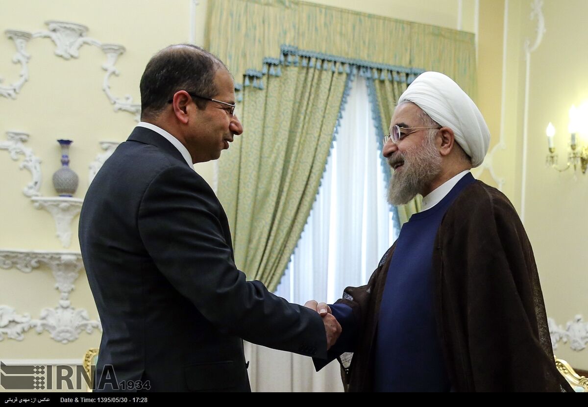 دیدار الجبوری با روحانی/عکس
