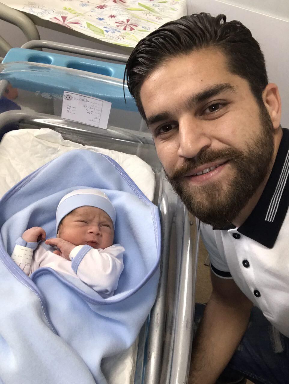 مدافع سابق پرسپولیس پدر شد+عکس