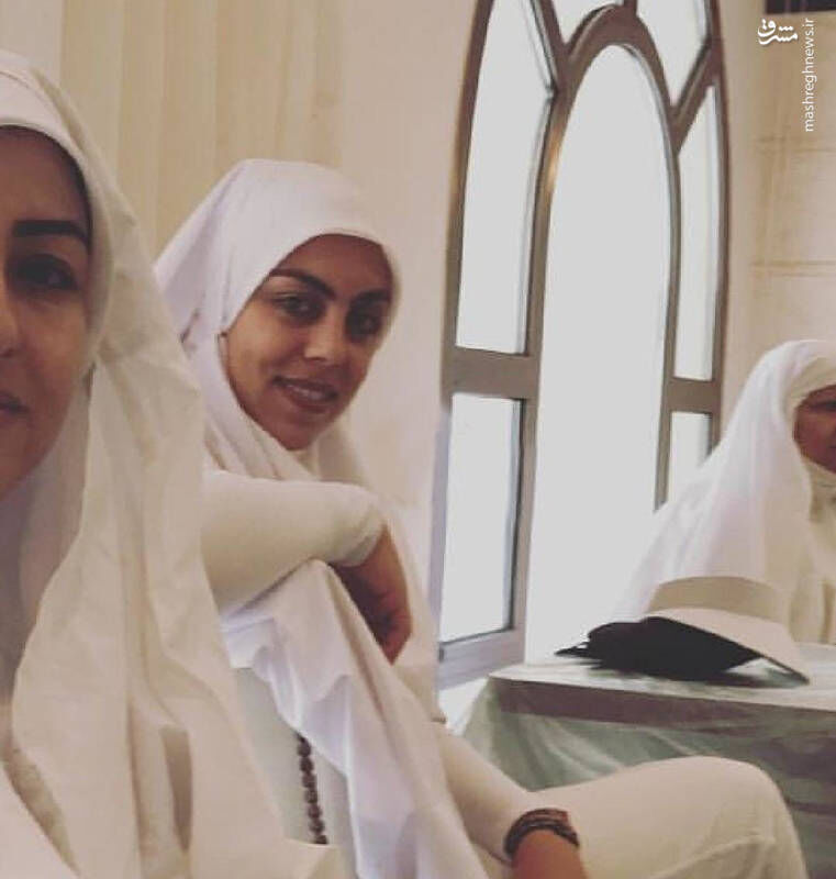 «نرگس کلباسی» در لباس احرام/عکس