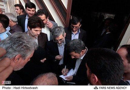 احمدی‌نژاد به نارمک برگشت/تصاویر