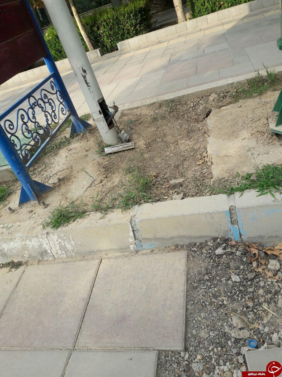 خطر برق‌ گرفتگی درپارک قائم!+تصاویر