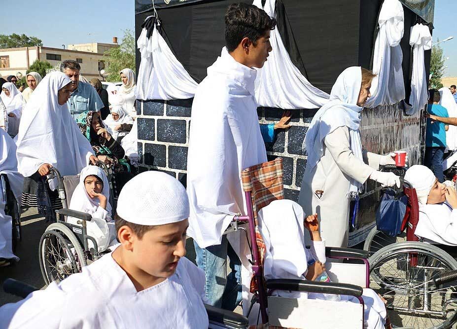مراسم نمادین حج در کهریزک/تصاویر