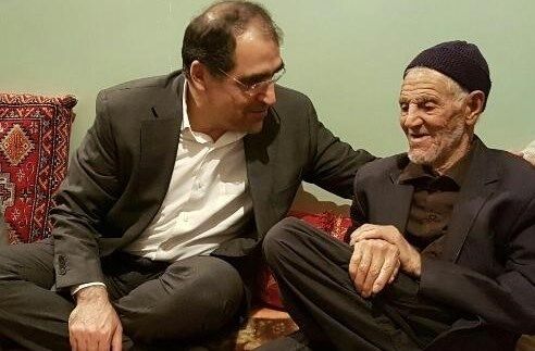 دیدارهاشمی‎ وپدرقاسم سلیمانی+عکس