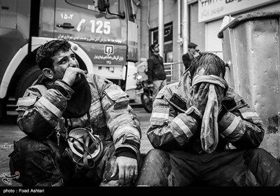 پس از پلاسکو ...بهت و اشک/تصاویر