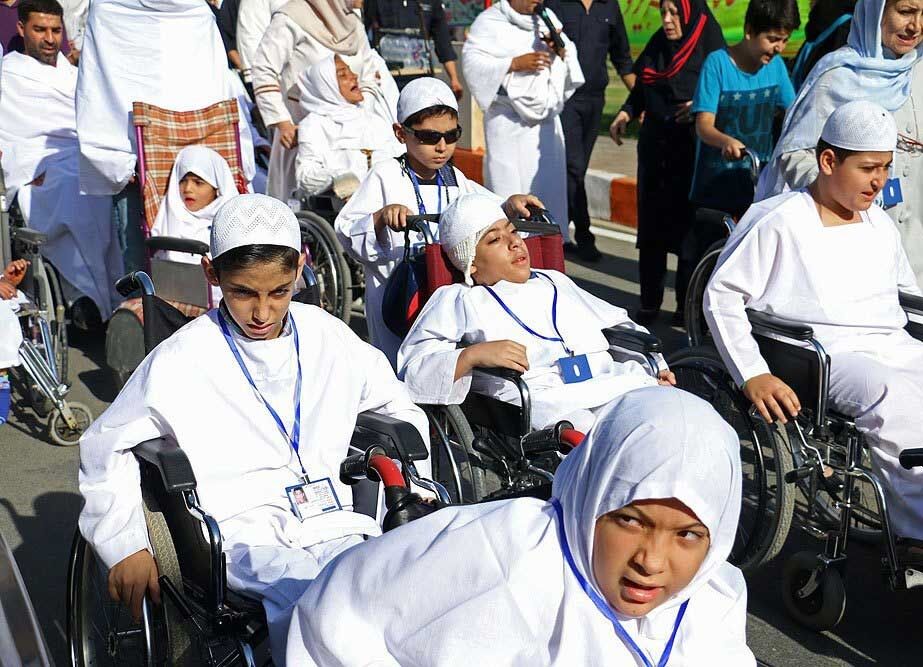 مراسم نمادین حج در کهریزک/تصاویر