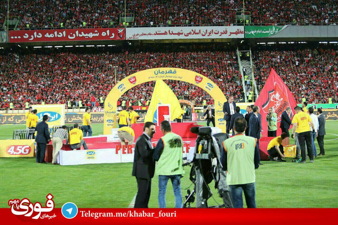 سکوی قهرمانی پرسپولیس/عکس