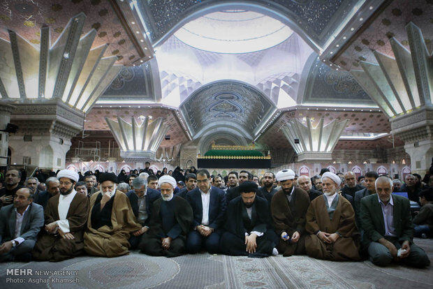تشییع پیکر بانو حدیدچی/تصاویر