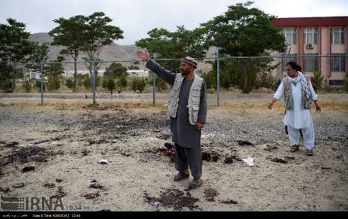 سه انفجار در مراسم خاکسپاری درکابل/تصاویر