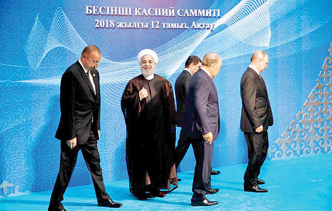 اولین واکنش روحانی به جنجالها بر سر «خزر»