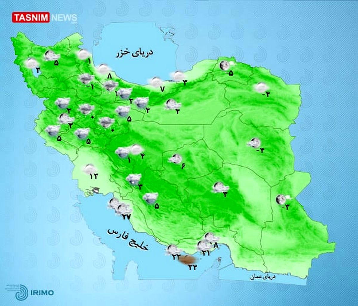 آسمان این شهرهای کشور بارانی است